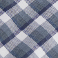 Men's Dover Long Sleeve Shirt Slate Grey/White Check